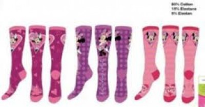 Pack 12 meias Disney Minnie Sortido