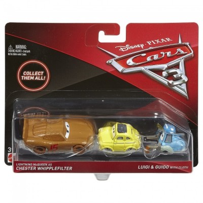 Pack 2 Carros Cars 3 - Chester e Luigi e Guido