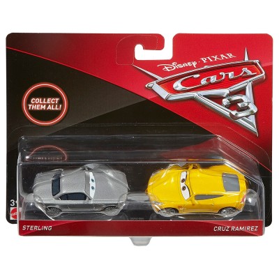 Pack 2 Carros Cars 3 - Sterling e Cruz Ramirez