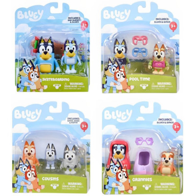 Pack 2 Figuras Bluey Sortido