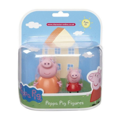 Pack 2 Figuras Família Pig - Mamã + Peppa