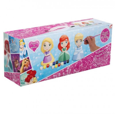 Pack 3 Fig. para pintar Princesas Disney