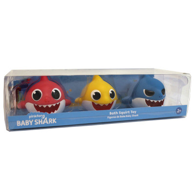 Pack 3 Figuras Banho Baby Shark