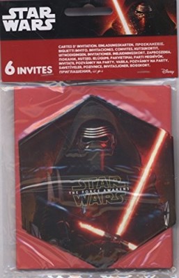 Pack 6 convites Star Wars