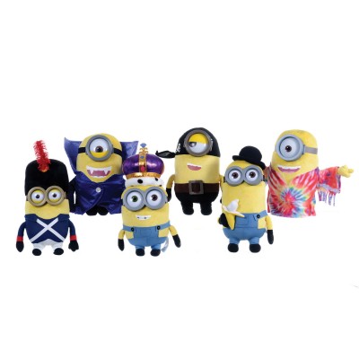 Pack 6 Peluches Minions T3 sortido