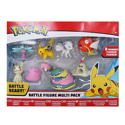 Pack 8 Figuras Combate Pokémon