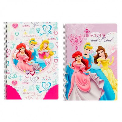 Pack cadernos Princesas Disney A4
