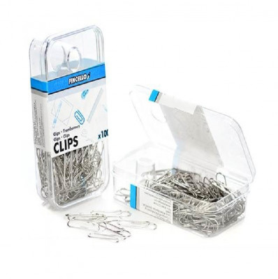 Pack Clips cromados 100 unid