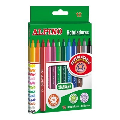 Pack de 12 marcadores Alpino