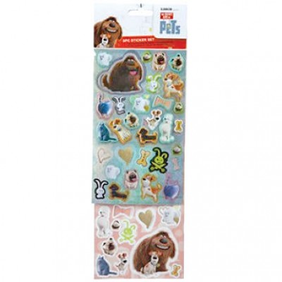 Pack de 134 autocolantes Mascotes Pets