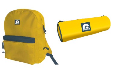 Pack mochila escolar Baggy Amarela