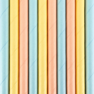 Palhinhas Papel Summer Time 10 uni