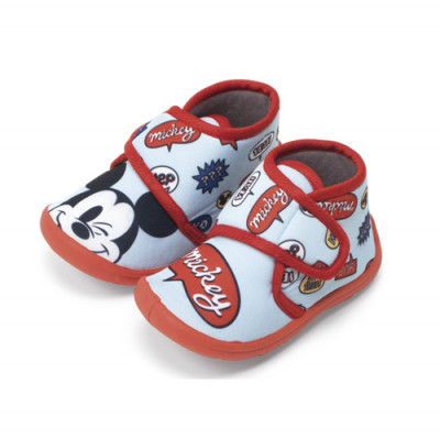 Pantufa Bota Bebé Mickey