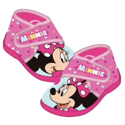 Pantufa Bota Minnie Hearts