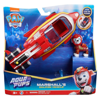 Patrulha Pata Aqua Pups - Veículo Básico Marshall