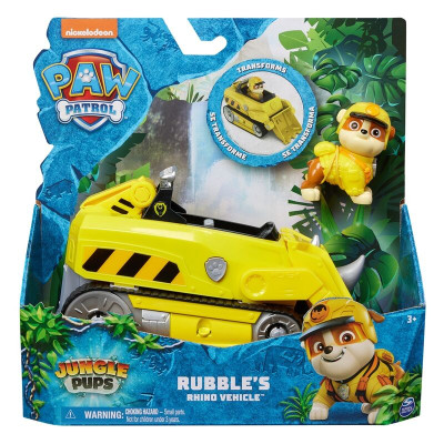 Patrulha Pata Jungle Pups - Veículo Básico Rubble