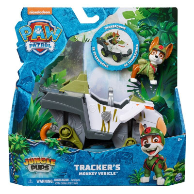 Patrulha Pata Jungle Pups - Veículo Básico Tracker