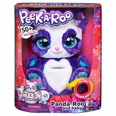 Peek a Roo Panda-Roo and Baby - Peluche Interativo