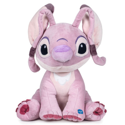 Peluche Angel Stitch Disney com Som 60cm