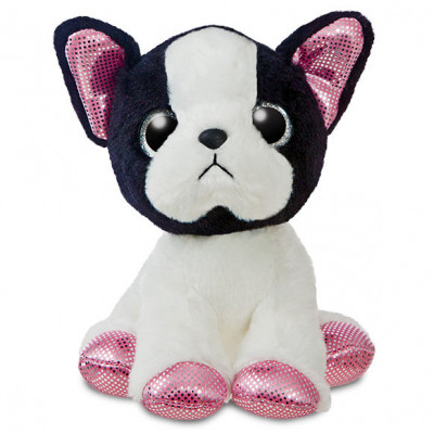 Peluche Cão Bulldog Francês 18cm