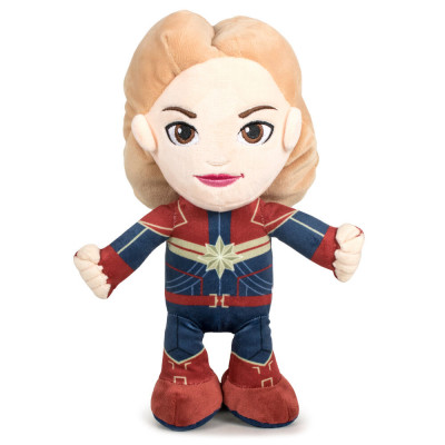 Peluche Capitã Marvel Avengers 30cm