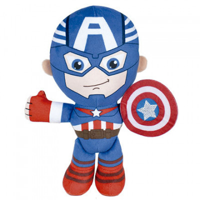 Peluche Capitão América Avengers Marvel 19cm
