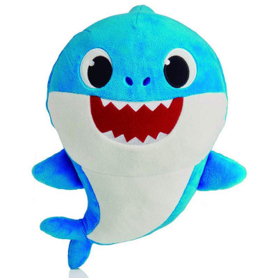 Peluche com Som Baby Shark Azul
