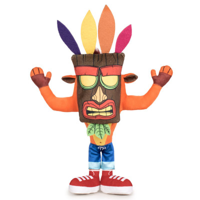 Peluche Crash Bandicoot Máscara 32cm