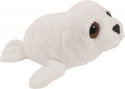 Peluche Foca Branca Artica tamanho pequeno