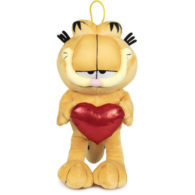 Peluche Garfield com Coração 36cm