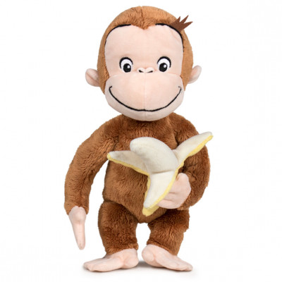 Peluche George, o Curioso com Banana 18cm