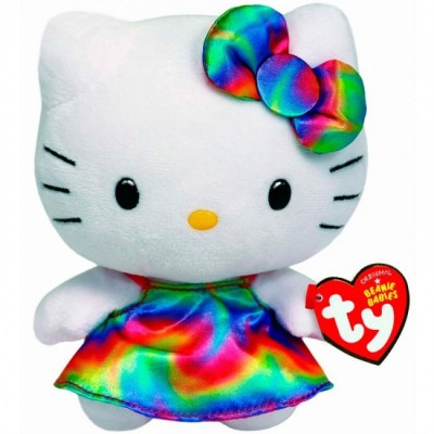 Peluche hello kitty 15cm Arco iris