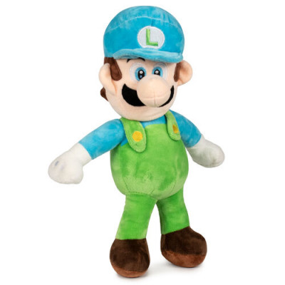 Peluche Luigi Azul - Super Mario Bros 35cm