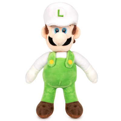 Peluche Luigi Branco - Super Mario Bros 35cm