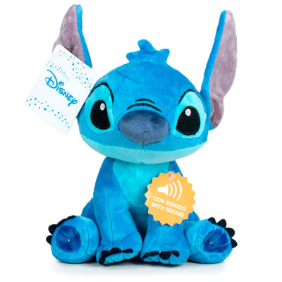 Peluche Stitch Disney com Som 20cm