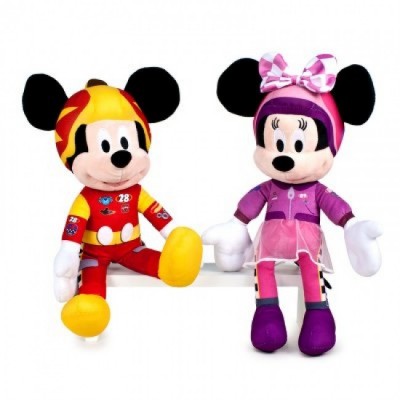 Peluches Mickey e Minnie Mouse Roadster Racers  25cm - sortido