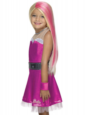 Peruca Super Sparkle Barbie super-princesa