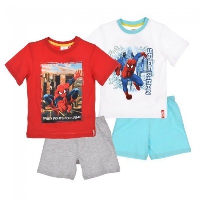 Pijama 100% algodão Spiderman Marvel