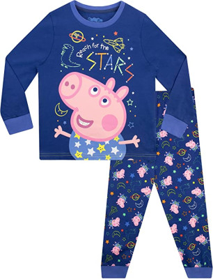 Pijama Algodão George Stars Porquinha Peppa