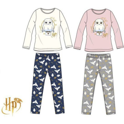 Pijama Algodão Harry Potter Hedwig Sortido