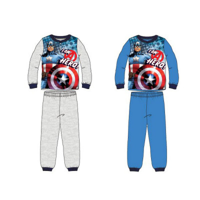 Pijama algodão interlock com caixa dos Avengers