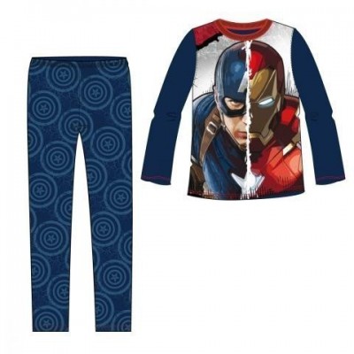 Pijama algodão Marvel Capitão América Civil War