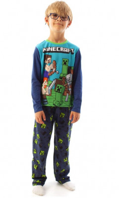 Pijama Algodão Minecraft Personagens