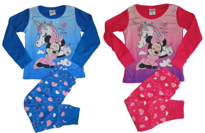 Pijama Algodão Minnie Unicórnio Sortido