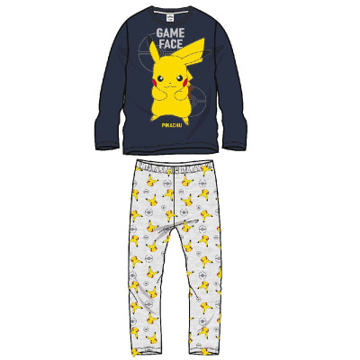 Pijama Algodão Pokémon Pikachu Game Face