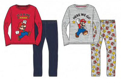 Pijama Algodão Super Mario Sortido