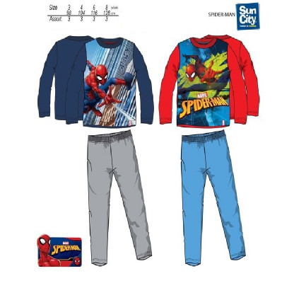Pijama Coralina Spiderman Sortido