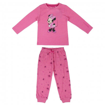 Pijama Interlock Minnie Disney Rosa
