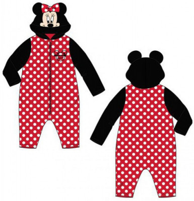 Pijama Macacão Polar com Capuz Bebé Minnie