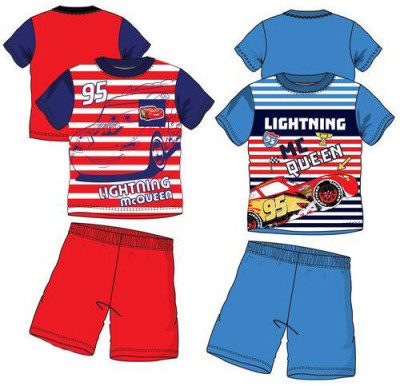 Pijama Verão Cars Lightning Sortido